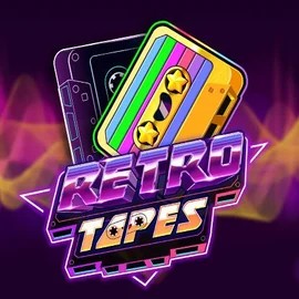 Retro Tapes slot logo by Push Gaming at Newlucky Casino